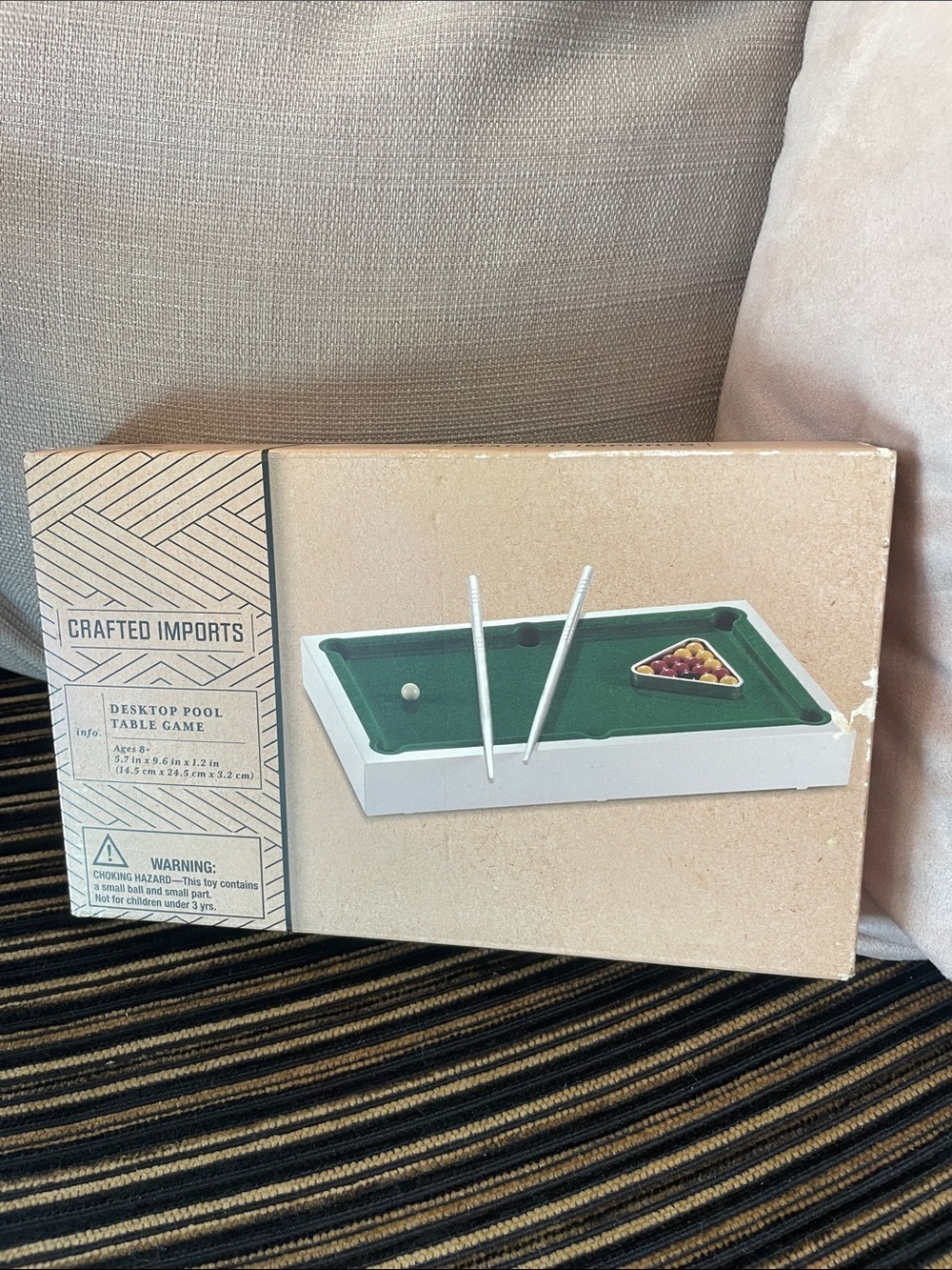 Crafted Imports Green Desktop Pool Table Game